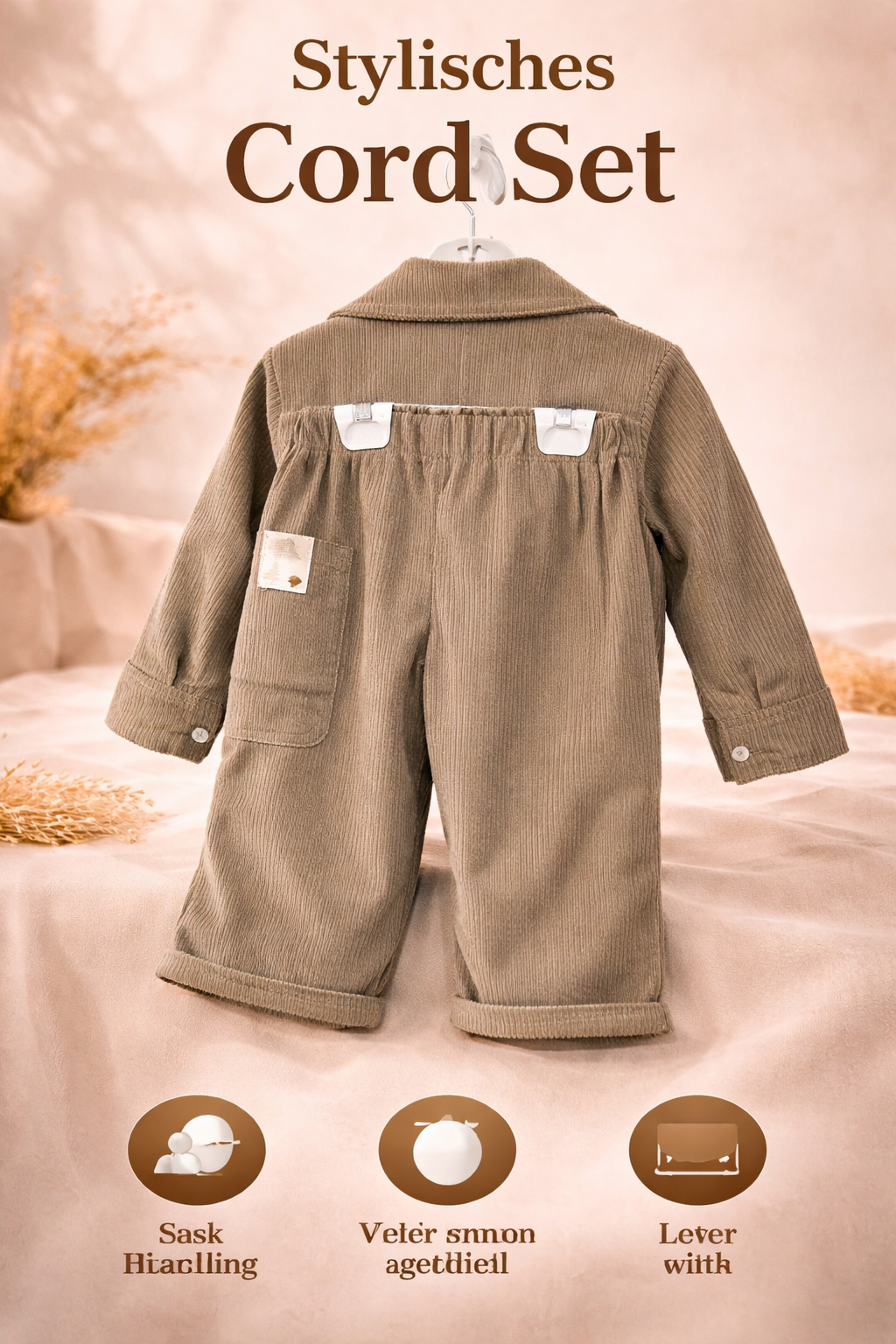 Stylisches Kinder -Outfit -3 teilig